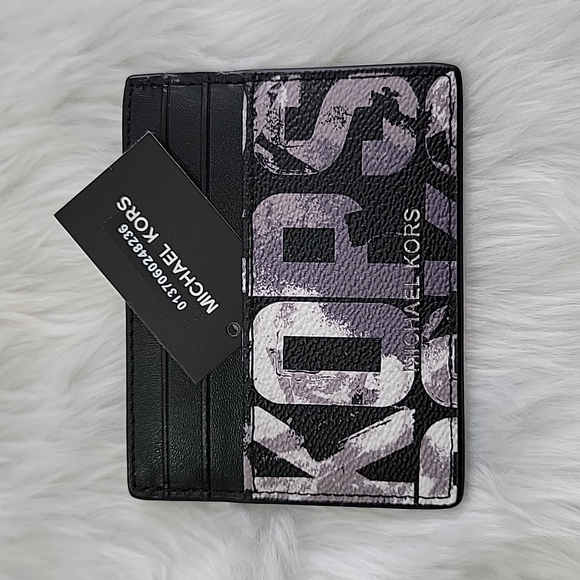 MichaeI Kors Cooper Graphic Logo Tall Card Case - Picture 4 of 4